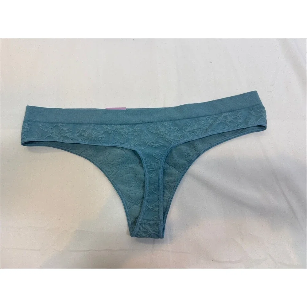 Auden Women’s Seamless Color Turquoise Blue Thong Size XL (16) 1 Piece